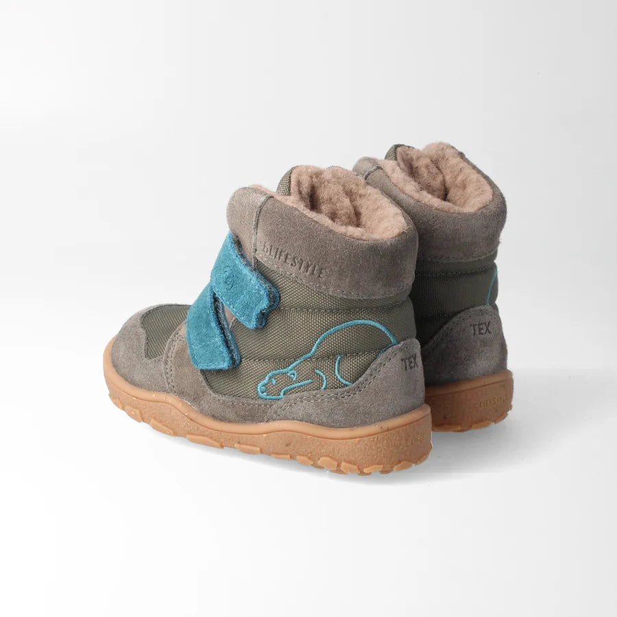 Barfußschuh eisbärSTYLE anthrazit, gefüttert | bLIFESTYLE