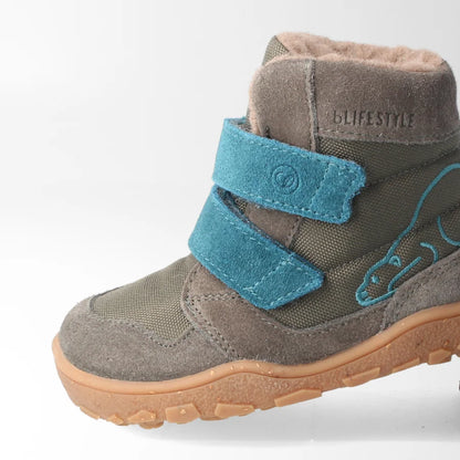 Barfußschuh eisbärSTYLE anthrazit, gefüttert | bLIFESTYLE