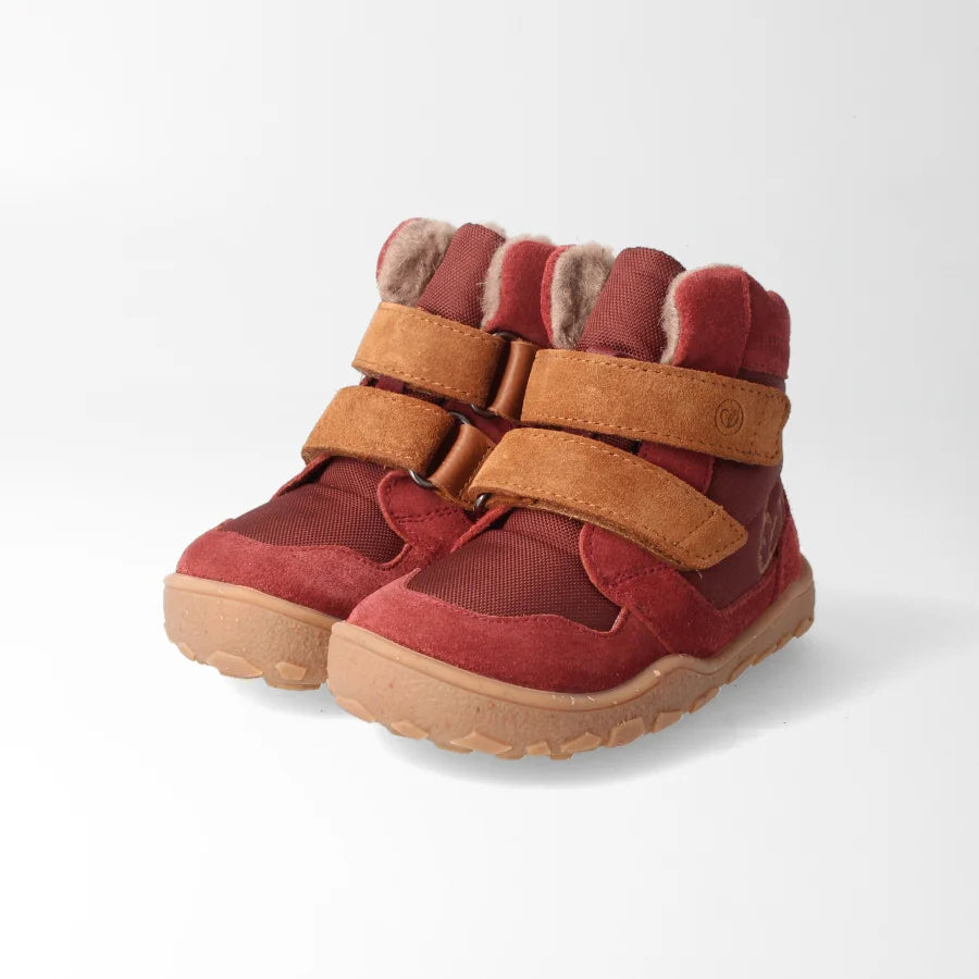 Barfußschuh eisbärSTYLE bordeaux, gefüttert | bLIFESTYLE