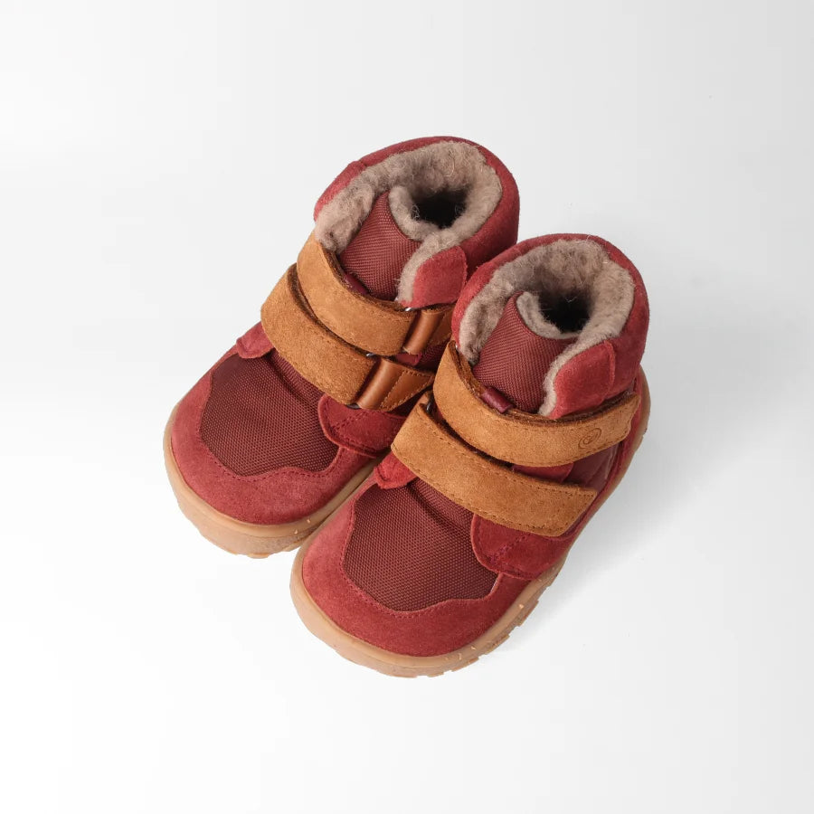 Barfußschuh eisbärSTYLE bordeaux, gefüttert | bLIFESTYLE