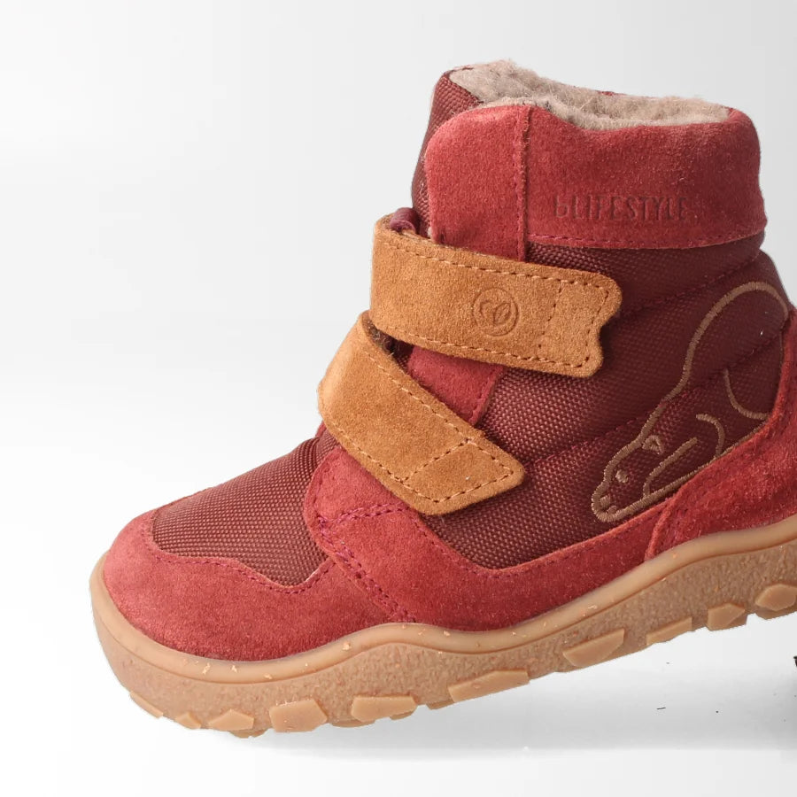 Barfußschuh eisbärSTYLE bordeaux, gefüttert | bLIFESTYLE