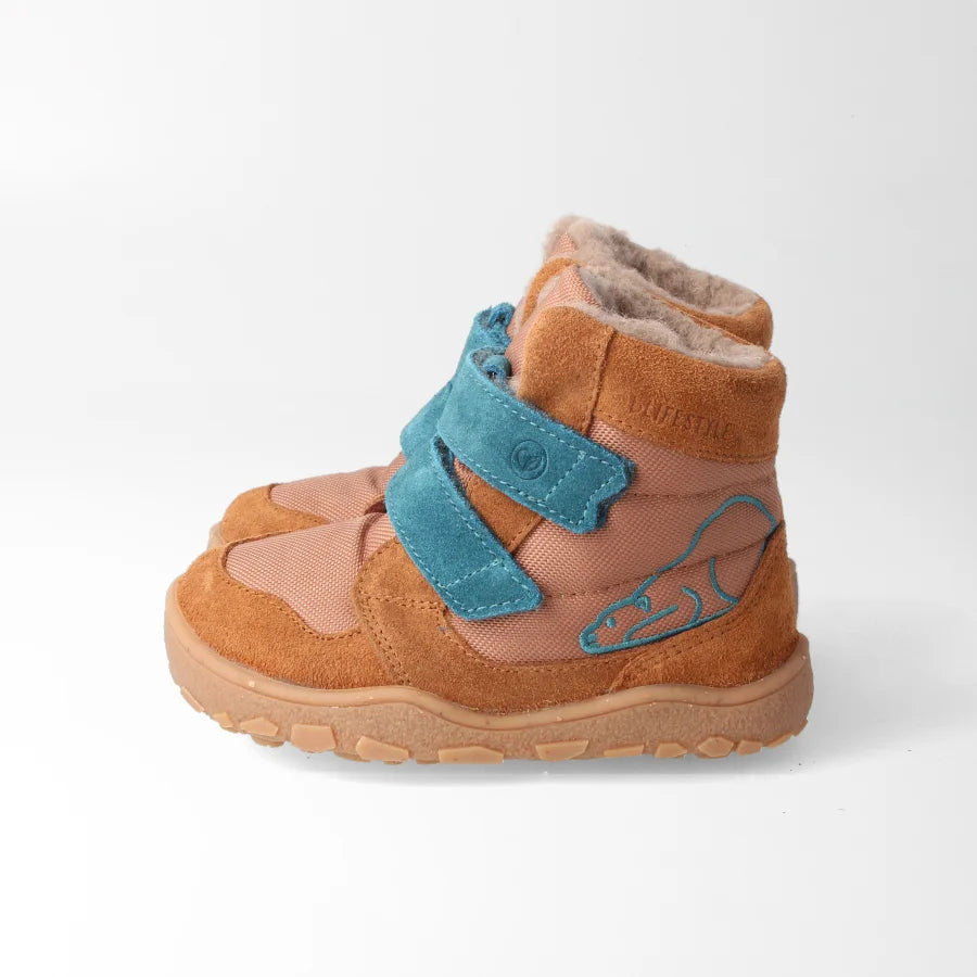 Barfußschuh eisbärSTYLE haselnuss, gefüttert | bLIFESTYLE