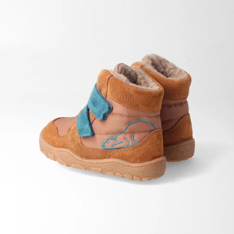 Barfußschuh eisbärSTYLE haselnuss, gefüttert | bLIFESTYLE