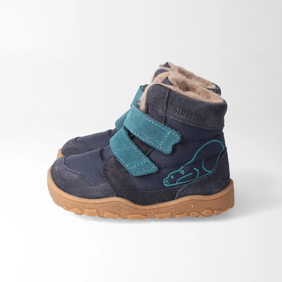 Barfußschuh eisbärSTYLE marine, gefüttert | bLIFESTYLE