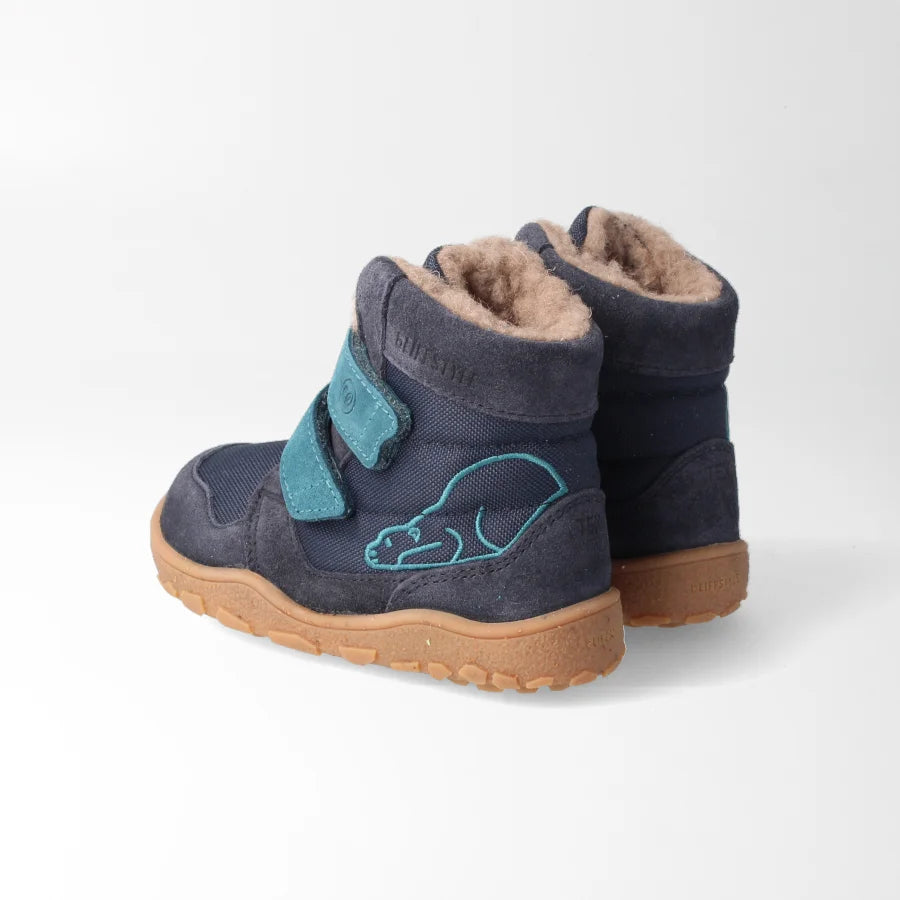 Barfußschuh eisbärSTYLE marine, gefüttert | bLIFESTYLE