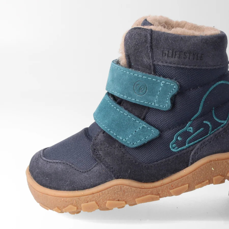 Barfußschuh eisbärSTYLE marine, gefüttert | bLIFESTYLE