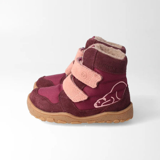 Barfußschuh eisbärSTYLE pflaume, gefüttert | bLIFESTYLE