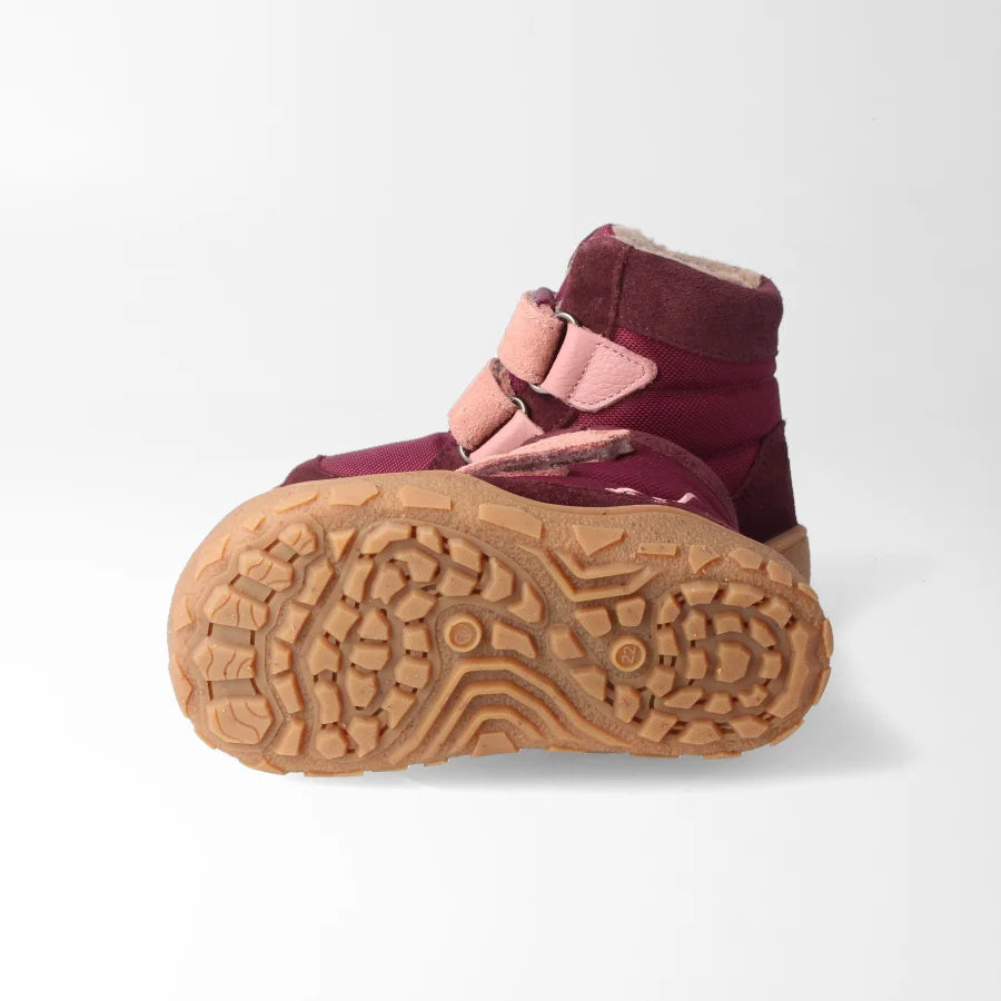 Barfußschuh eisbärSTYLE pflaume, gefüttert | bLIFESTYLE