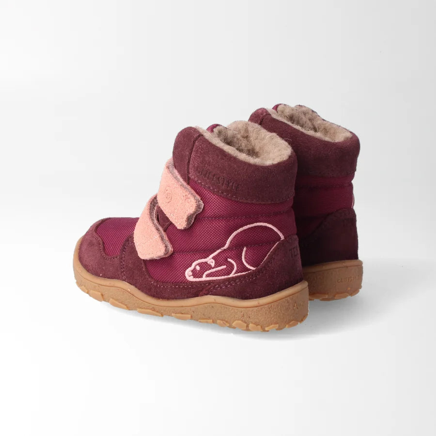 Barfußschuh eisbärSTYLE pflaume, gefüttert | bLIFESTYLE