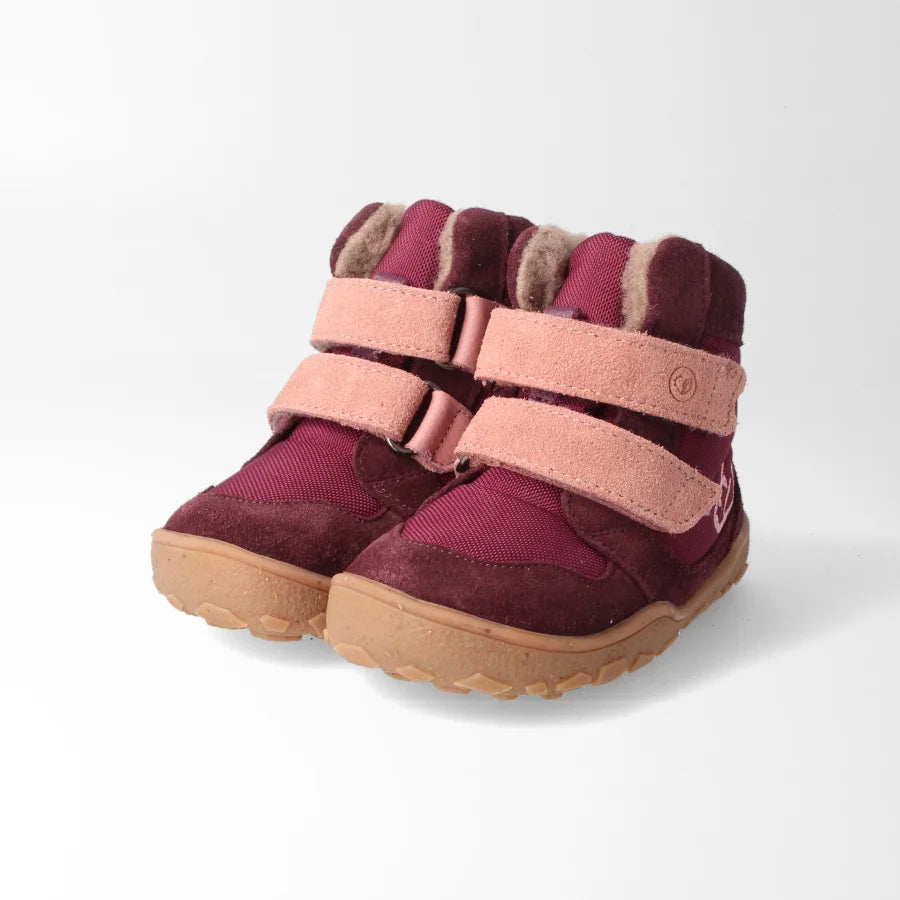 Barfußschuh eisbärSTYLE pflaume, gefüttert | bLIFESTYLE