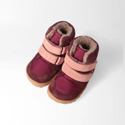 Barfußschuh eisbärSTYLE pflaume, gefüttert | bLIFESTYLE