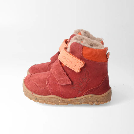 Barfußschuh gibbonSTYLE bordeaux, gefüttert | bLIFESTYLE