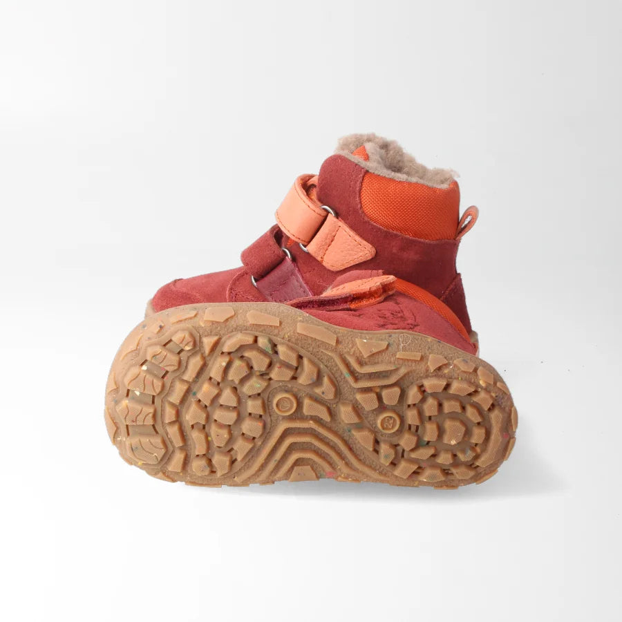 Barfußschuh gibbonSTYLE bordeaux, gefüttert | bLIFESTYLE