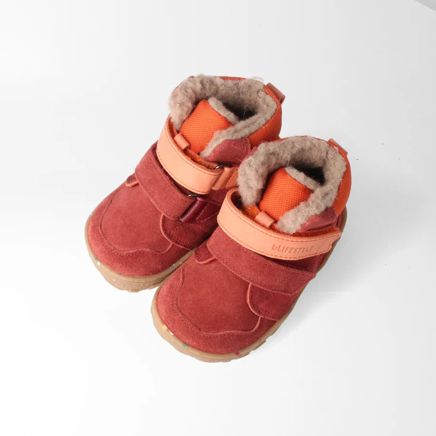 Barfußschuh gibbonSTYLE bordeaux, gefüttert | bLIFESTYLE