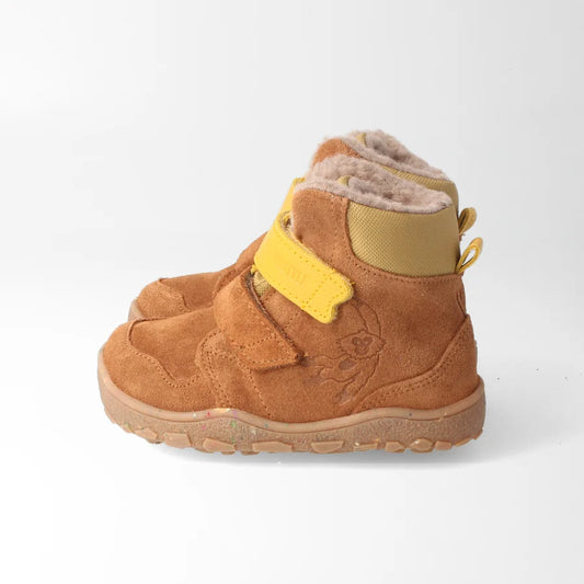 Barfußschuh Winterstiefel gibbonSTYLE TEX haselnuss | bLIFESTYLE