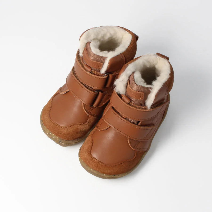 Barfußschuh gibbonSTYLE haselnuss, gefüttert, extra breit | bLIFESTYLE