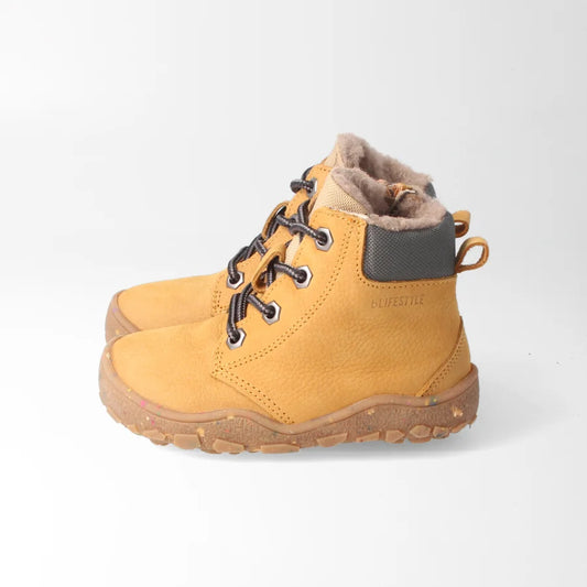 Barfußschuh WInterstiefel schwarzbärSTYLE TEX sand | bLIFESTYLE