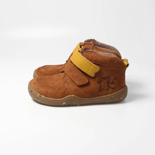 Barfußschuh streifenhörnchenSTYLE haselnuss, leicht gefüttert | bLIFESTYLE (extra breit)