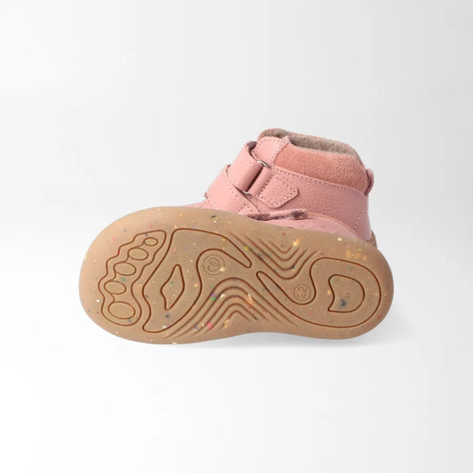 Barfußschuh streifenhörnchenSTYLE altrosa, leicht gefüttert| bLIFESTYLE