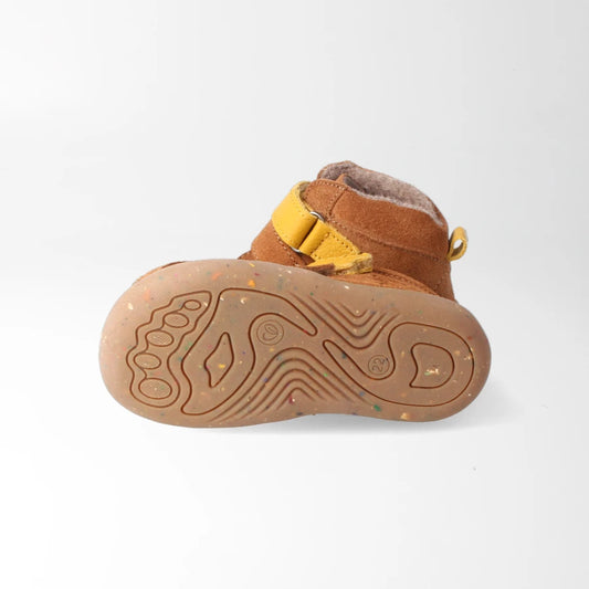 Barfußschuh streifenhörnchenSTYLE haselnuss, leicht gefüttert | bLIFESTYLE