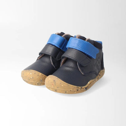 Barfußschuh leicht gefüttert streifenhörnchenSTYLE baby marine | bLIFESTYLE