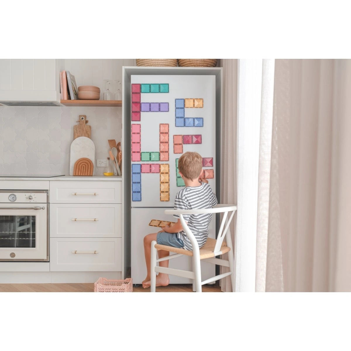 Pastell. Magnetbausteine. 24 Teile. | Connetix