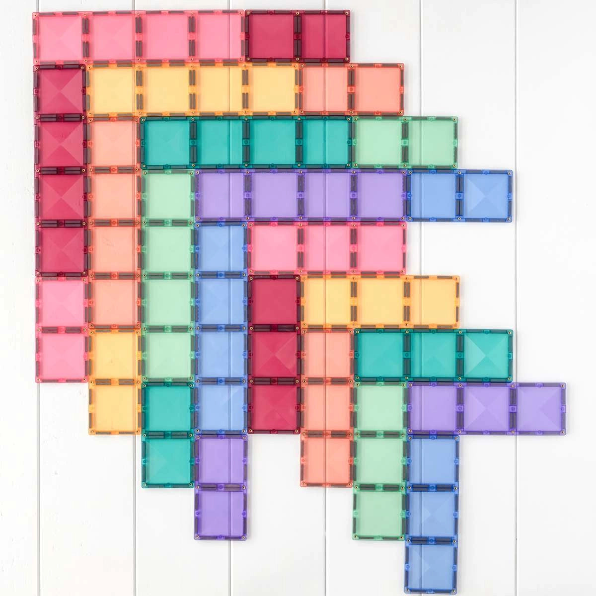 Pastell. Magnetbausteine. 24 Teile. | Connetix