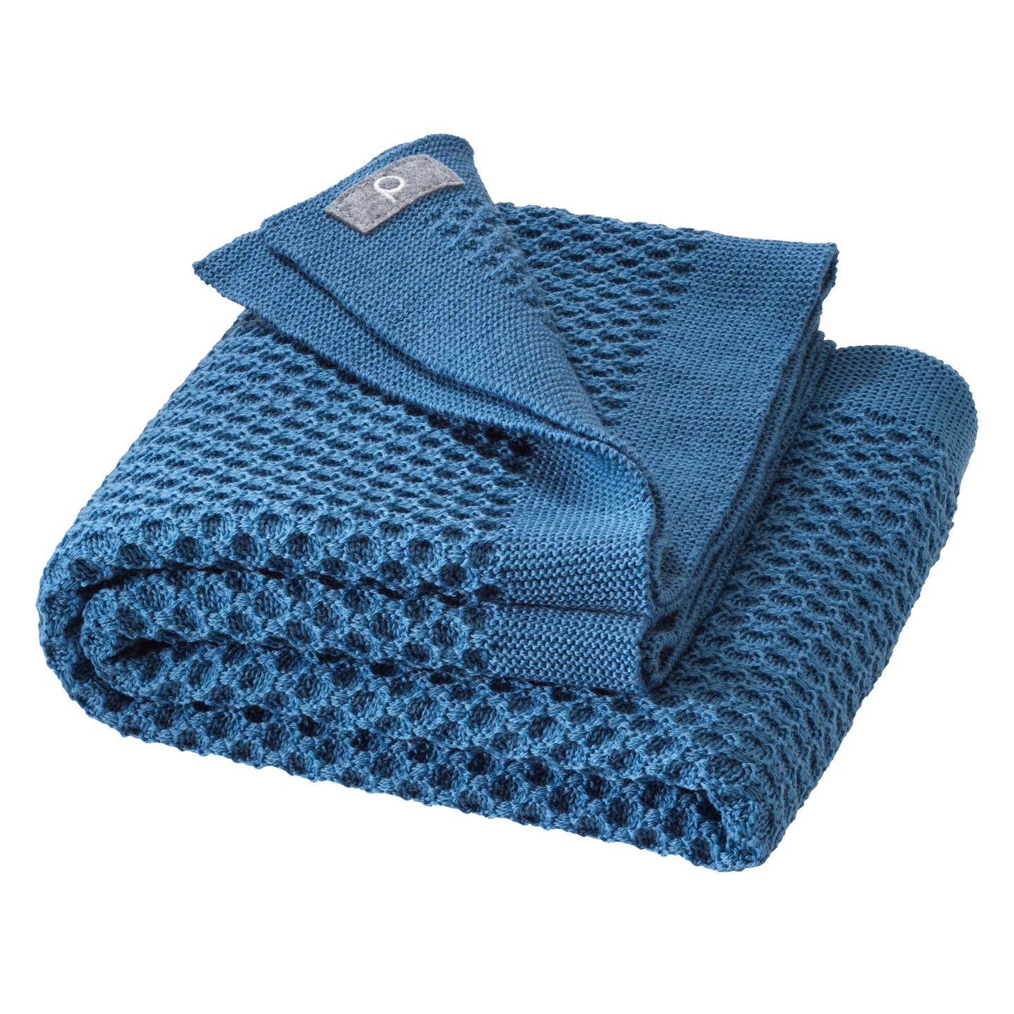 Waben-Strickdecke. Merinowolle. versch. Farben| disana