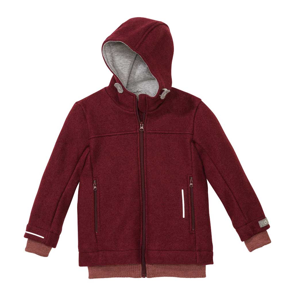 Outdoor Jacke, wollwalk, cassis | disana