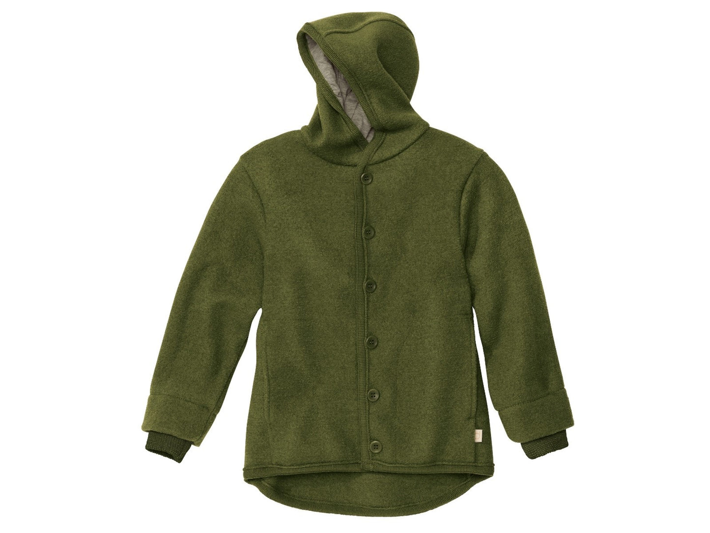 Wollwalk Jacke. Winterjacke. Übergangsjacke. Olive | disana