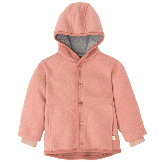 Wollwalk-Jacke. Winterjacke. Übergangsjacke. Rose | disana