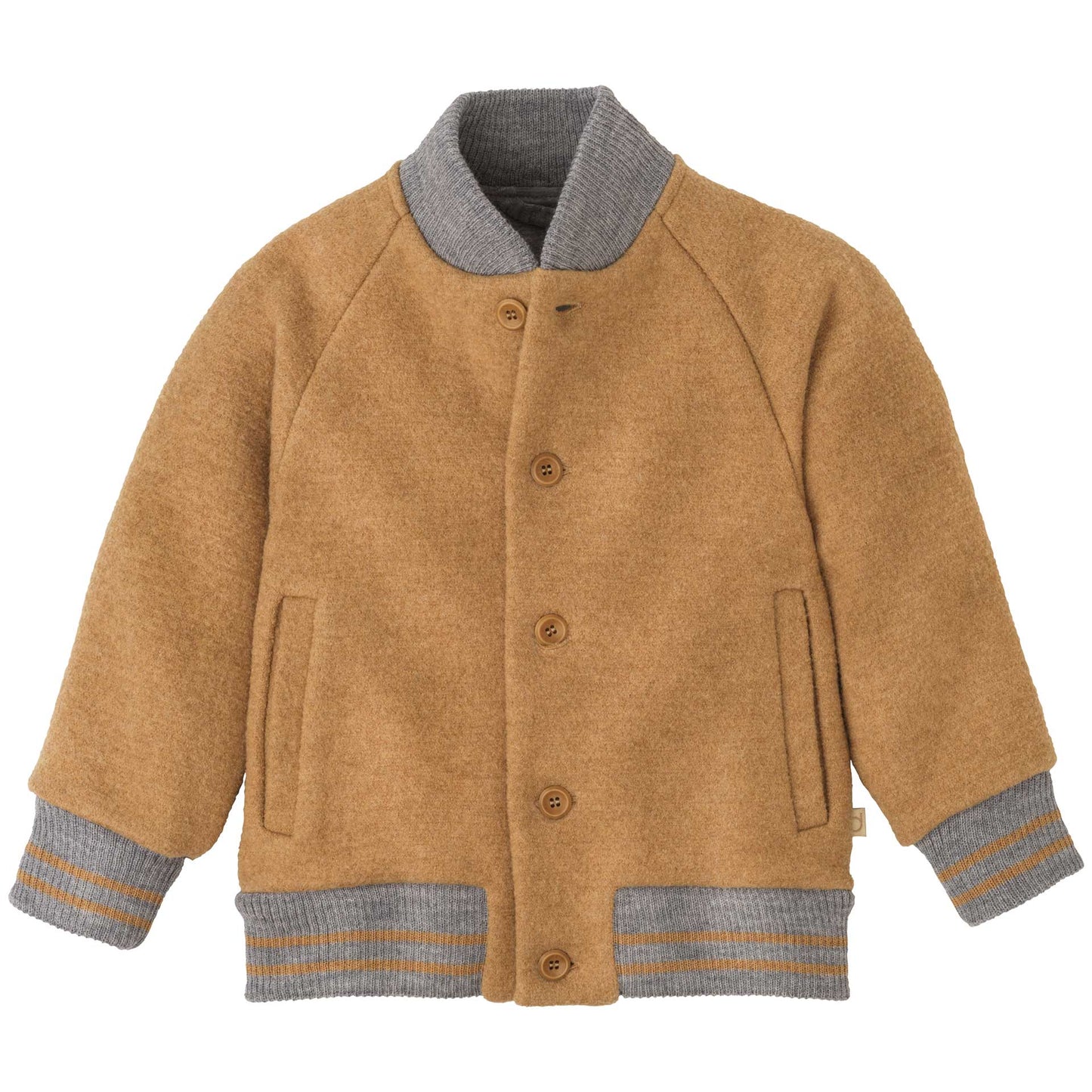 College-Jacke - Wollwalk - karamell | disana