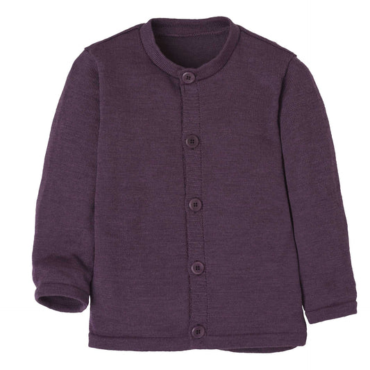 Strickjacke - aubergine | disana