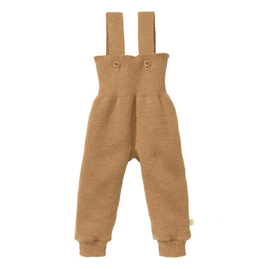 Strick-Trägerhose - Merinowolle - karamell | disana