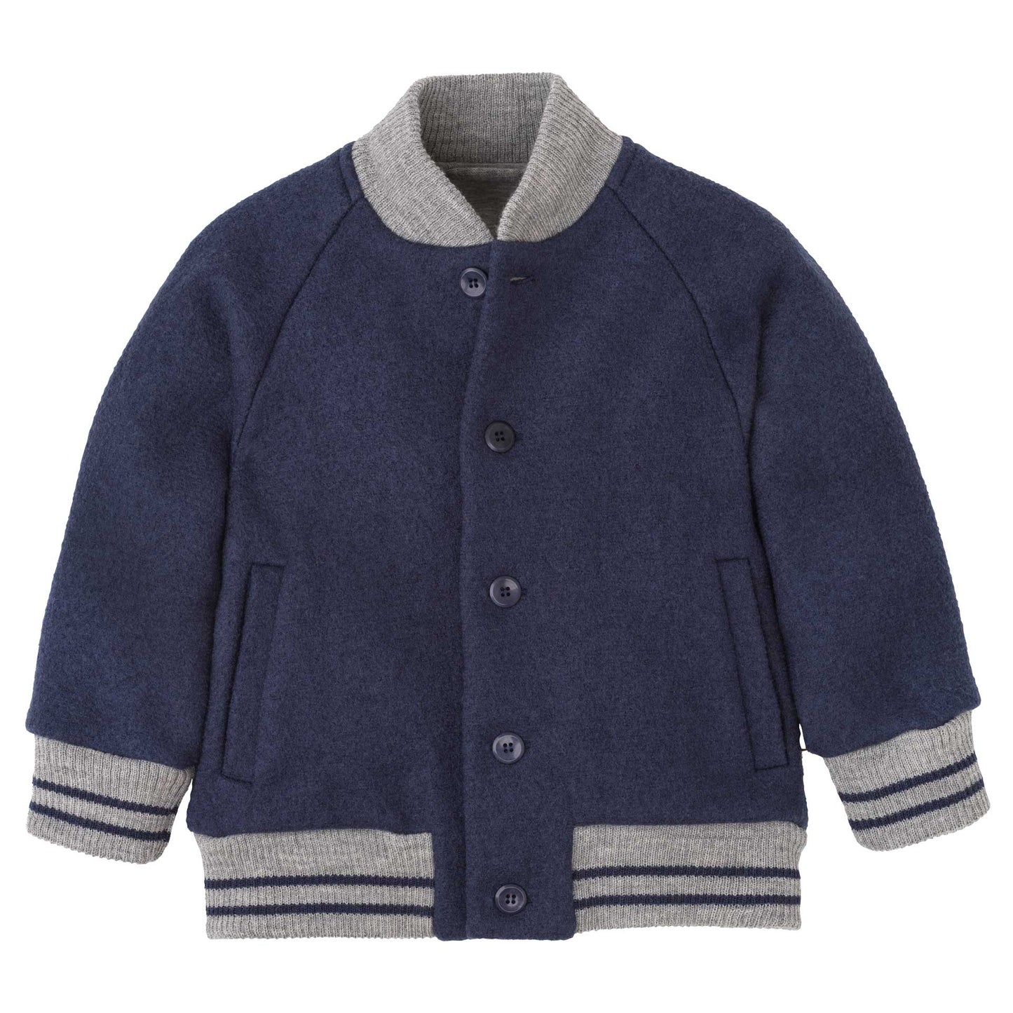 College-Jacke - Wollwalk - indigo | disana