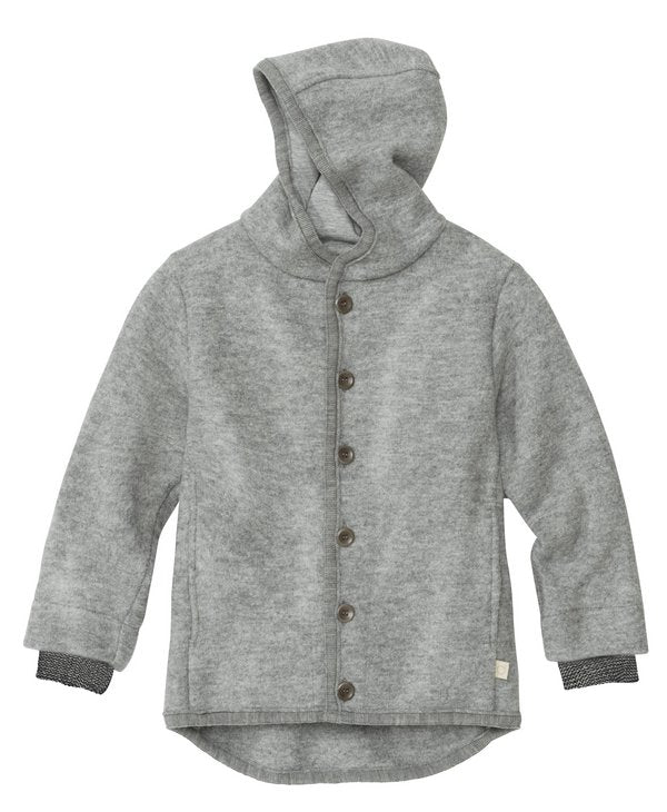 Wollwalk-Jacke. Winterjacke. Übergangsjacke. Grau | disana