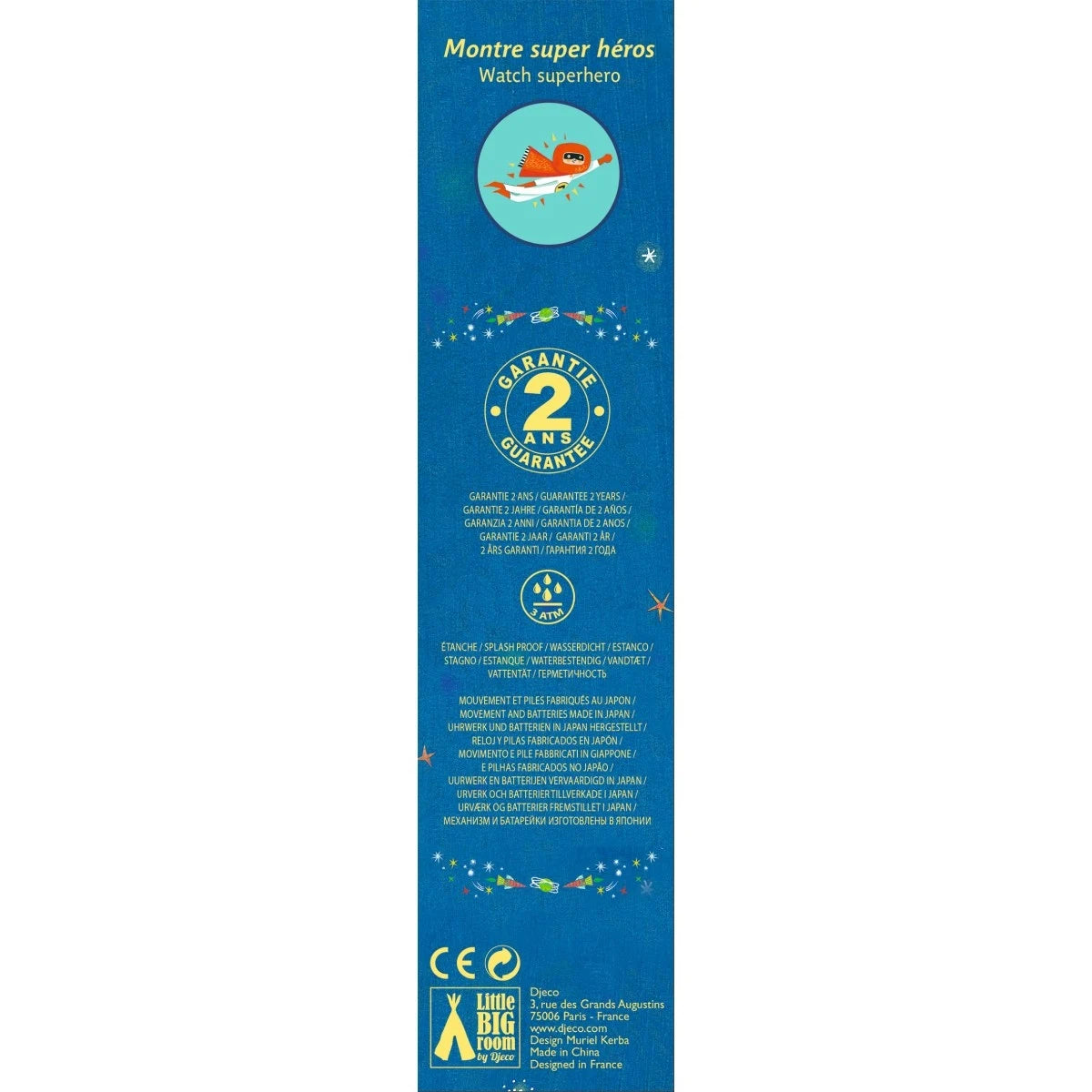 Kinder-Armbanduhr "Superhelden" | Djeco