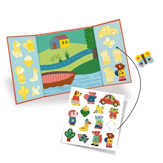 Stickeralbum. Wiederverwendbar | Djeco