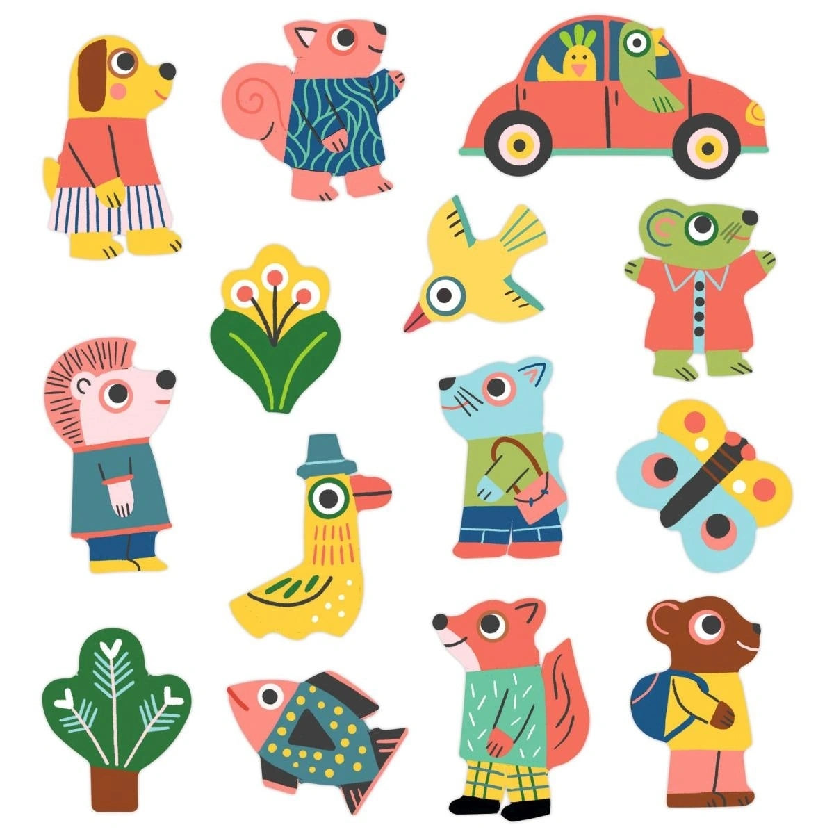 Stickeralbum. Wiederverwendbar | Djeco