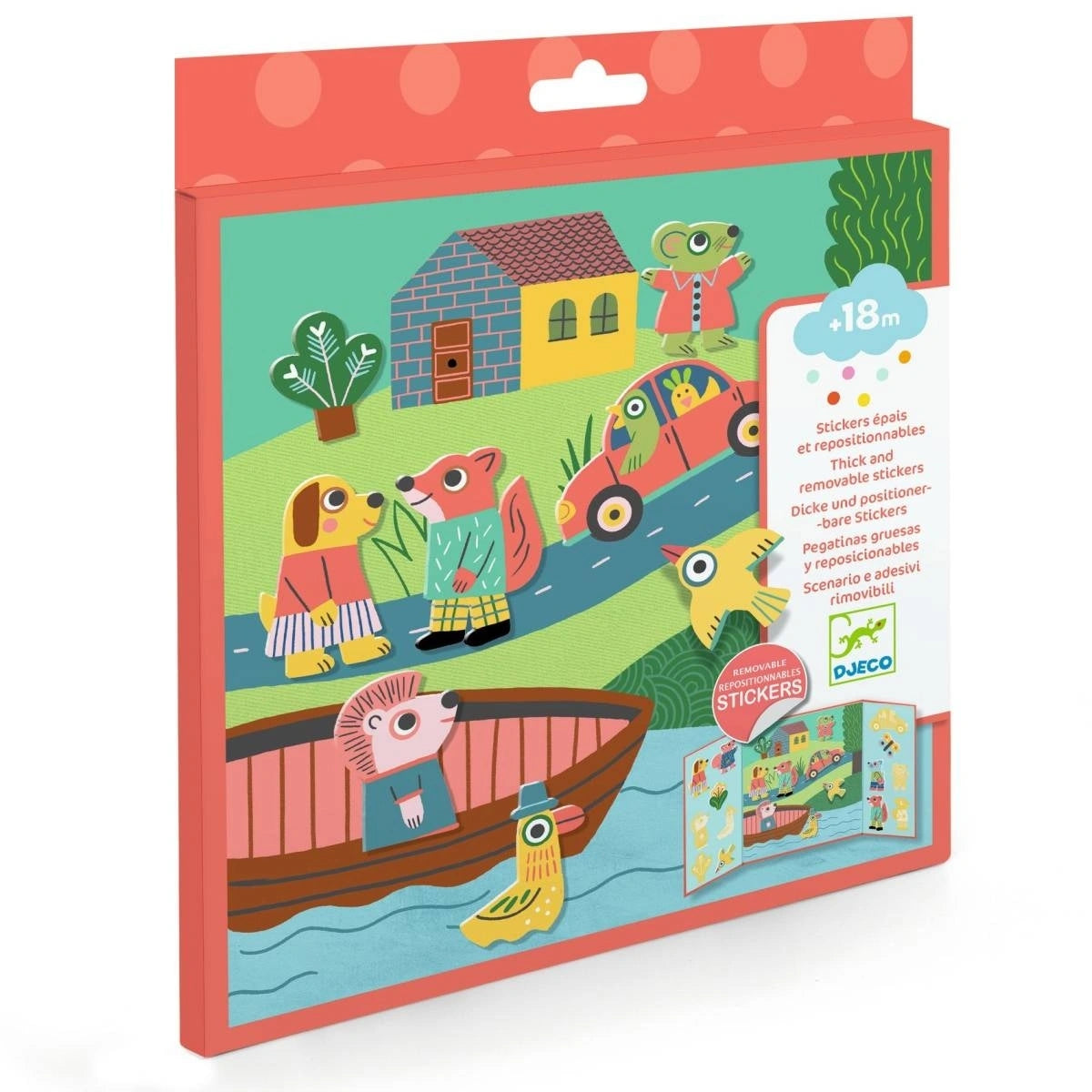 Stickeralbum. Wiederverwendbar | Djeco