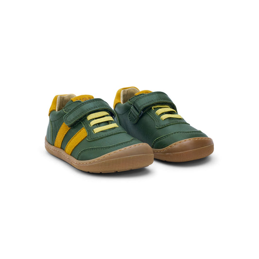K4Kids Barfußschuhe Dylan Leder | Grün | KOEL Shoes