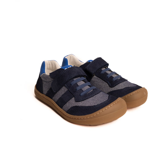 K4Kids Barfußschuhe Dylan II Textile | Blau | KOEL Shoes
