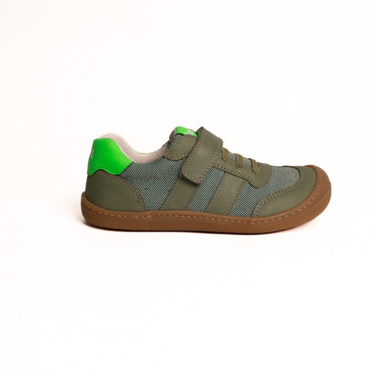 K4Kids Barfußschuhe Dylan II Textile | Olive | KOEL Shoes