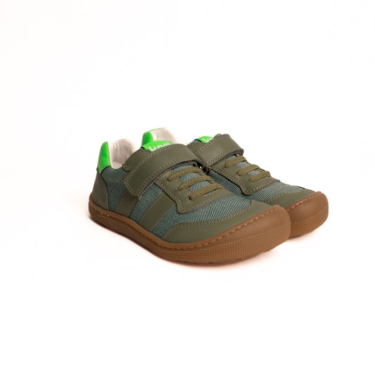 K4Kids Barfußschuhe Dylan II Textile | Olive | KOEL Shoes