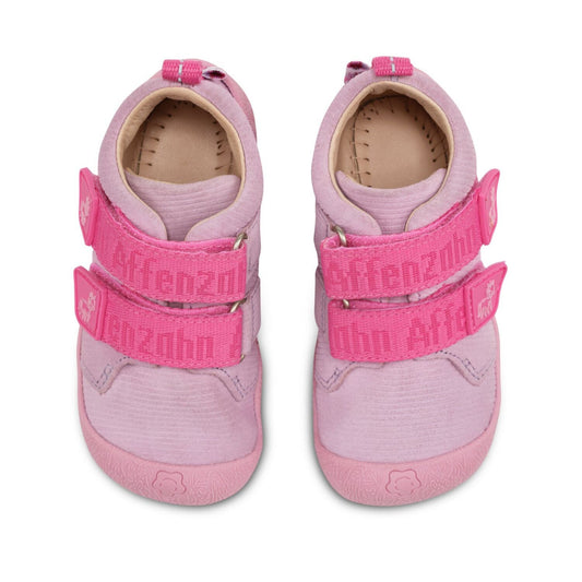 Lauflerner Leder Walky, ein hochwertiger Minimalschuh aus weichem Leder, Medell Einhorn, Ansicht von oben. 