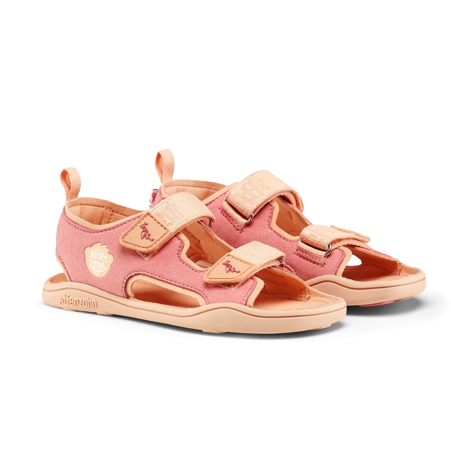 BarfussSandale von Affenzahn, Pink Flamingo