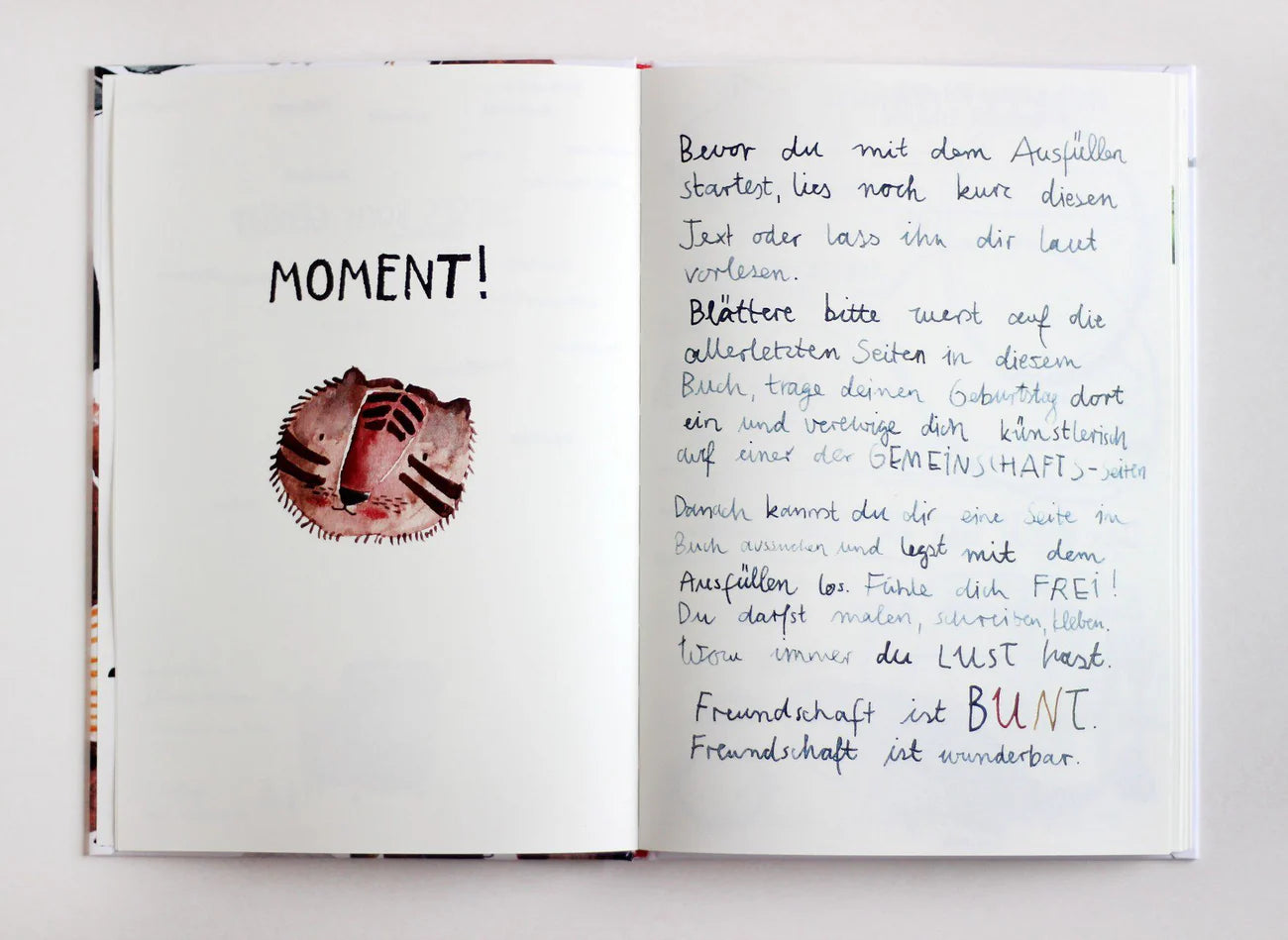 Freundebuch "Bunt & Einzigartig" | Hochwertiges Erinnerungsalbum (ab 4 J.)