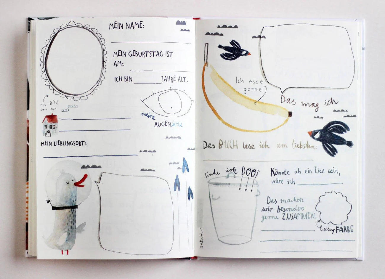 Freundebuch "Bunt & Einzigartig" | Hochwertiges Erinnerungsalbum (ab 4 J.)