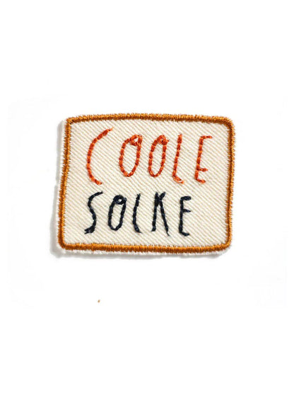 Coole Socke Aufnäher