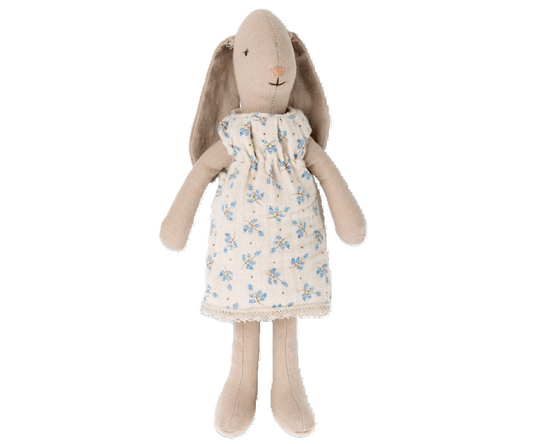 Kleid, blaue Blümchen, Größe1, Hässchen, Kaninchen| Maileg